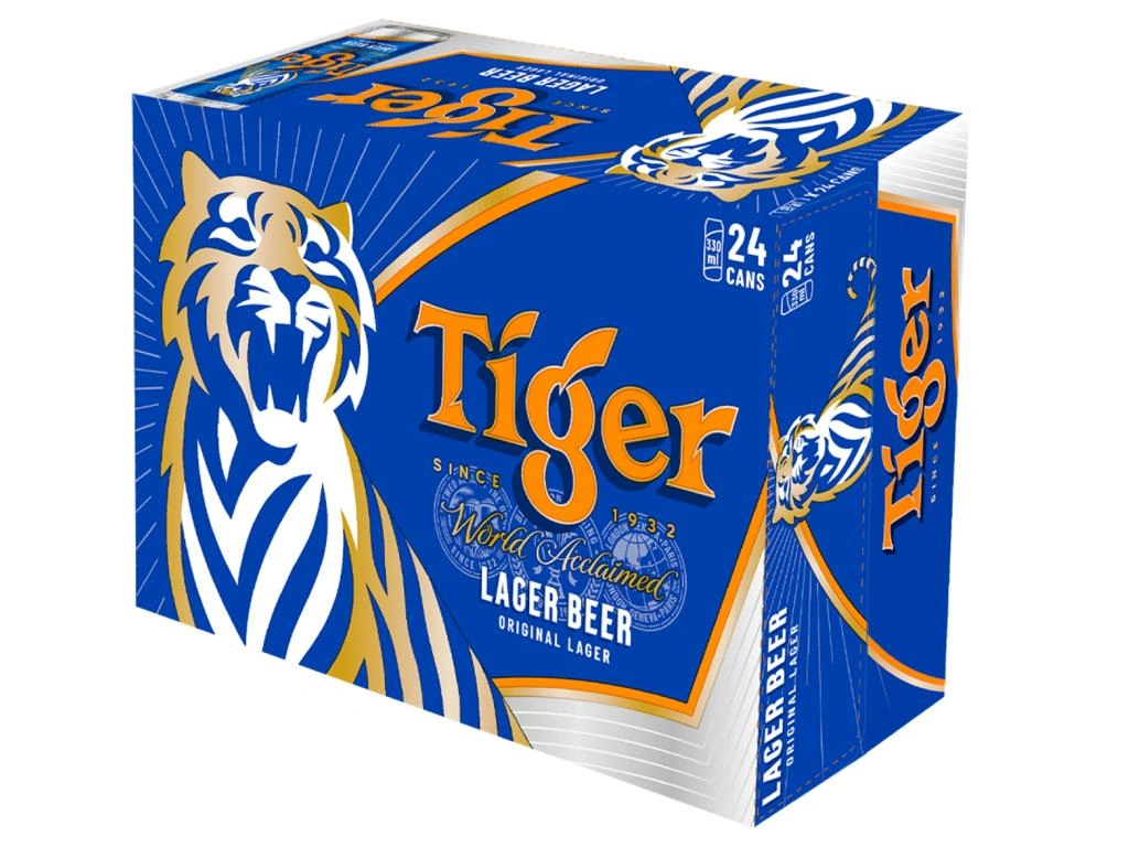 Tiger Beer Blue ALC 5% Vol 330ml x 20 cans 3 3 6