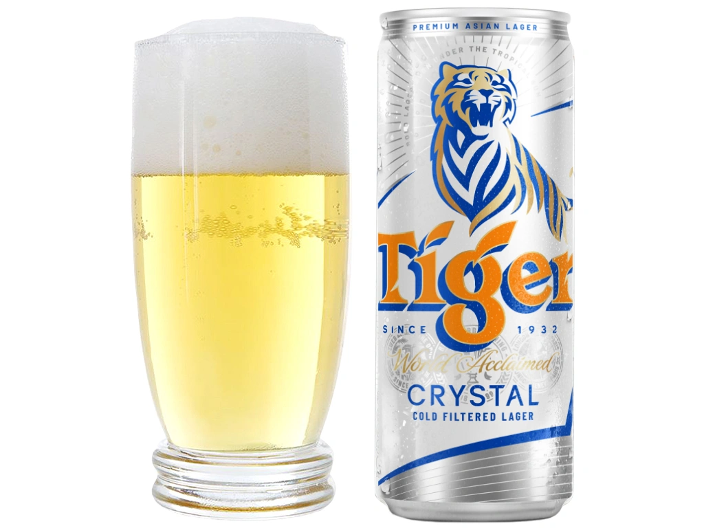 Tiger Beer Crystal ALC 4.6% Vol 330ml x 20 cans 4 4 3