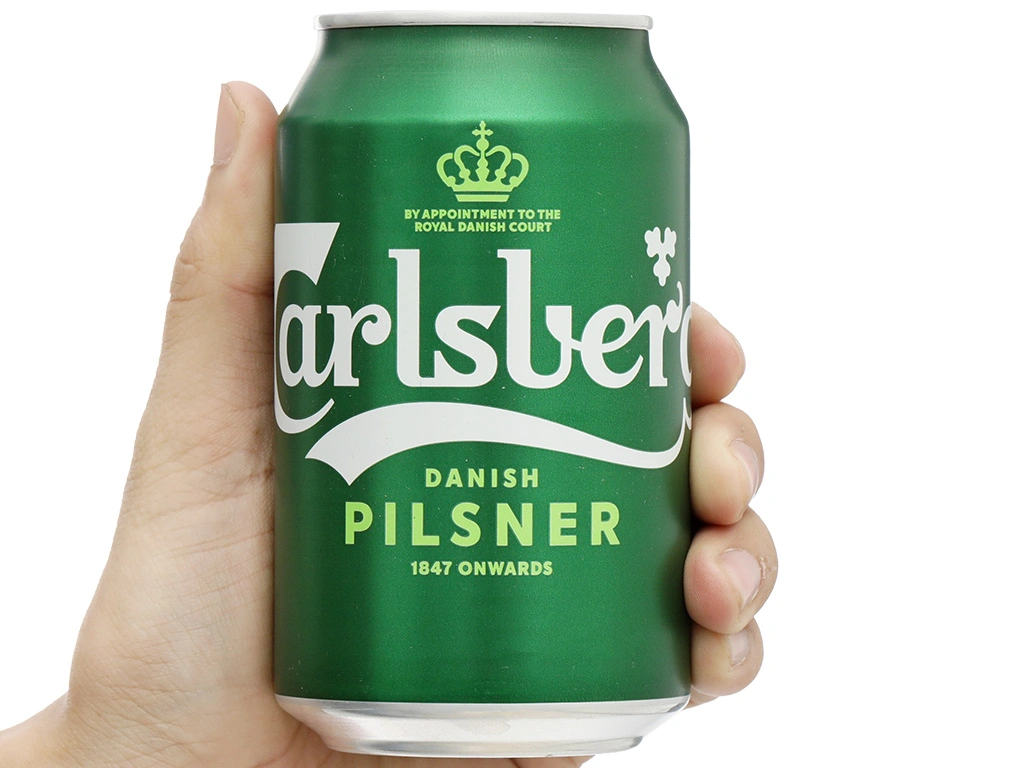 Carlsberg Danish Pilsner Beer ALC 5% Vol 330ml x 24 cans 4 4 5
