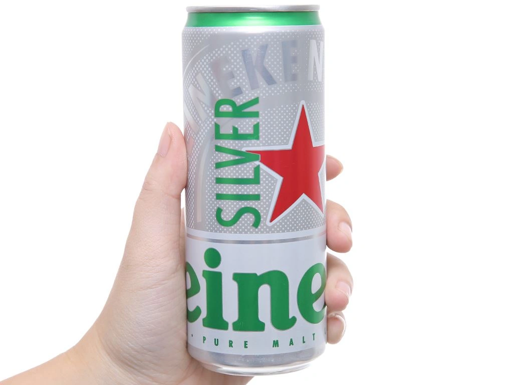 Heineken Silver Beer ALC 4% Vol 330ml x 24 cans 5 5 2