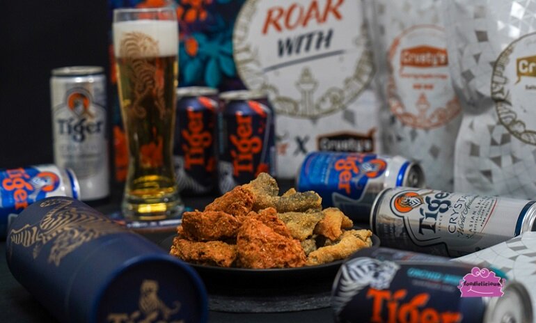 Tiger Beer Crystal ALC 4.6% Vol 330ml x 20 cans 6 do an ghep voi bia tiger